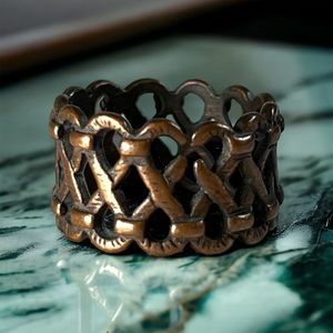 Bronze Infinity Ring Size 7